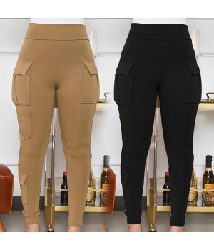 New Arrival Spring Women's Pants & Trousers High Waist Casual Slim Fit Stylish Office Wear Trousers Women Cargo Sweat Pants