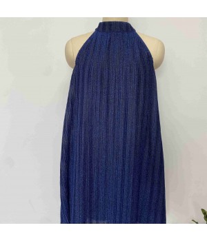 Wholesale Blended Fabric Women'S Summer Breathable Long Skirt Comfortable And Dignified Party Sleeveless Long Dress